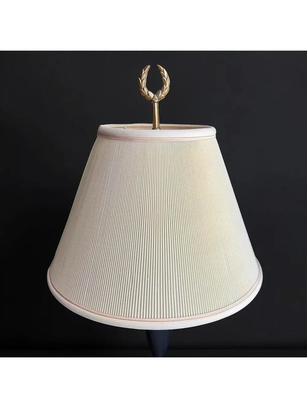 Rare Vintage Neoclassical Urn Table Lamp Blue Gold Empire Style Decor 32